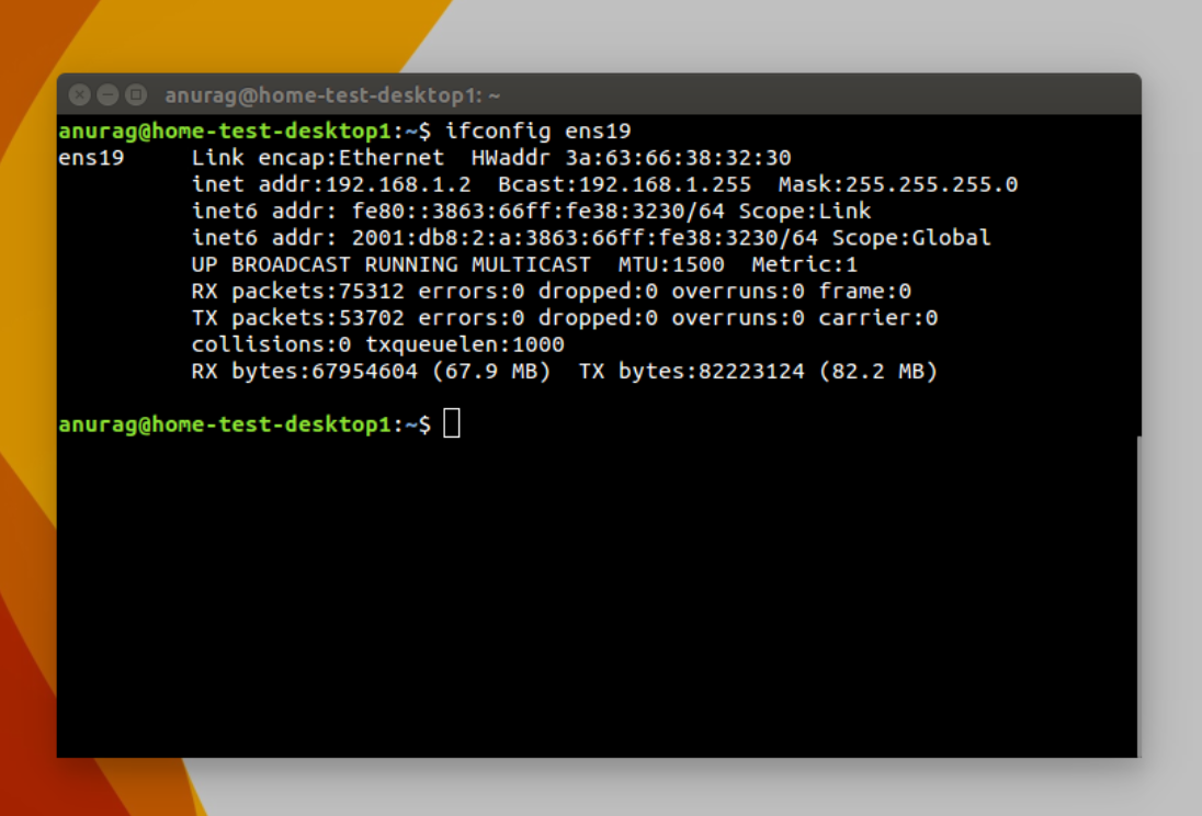 IPv6 connectivity test